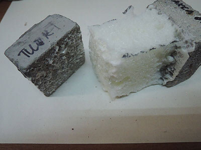 Рисунок внешнего вида образцов после определения прочности сцепления (образцы без Стиз Д)